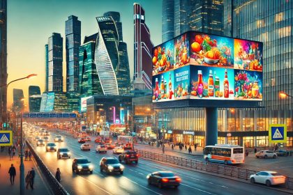 Билборд с рекламой