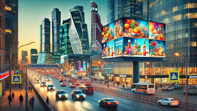 Билборд с рекламой