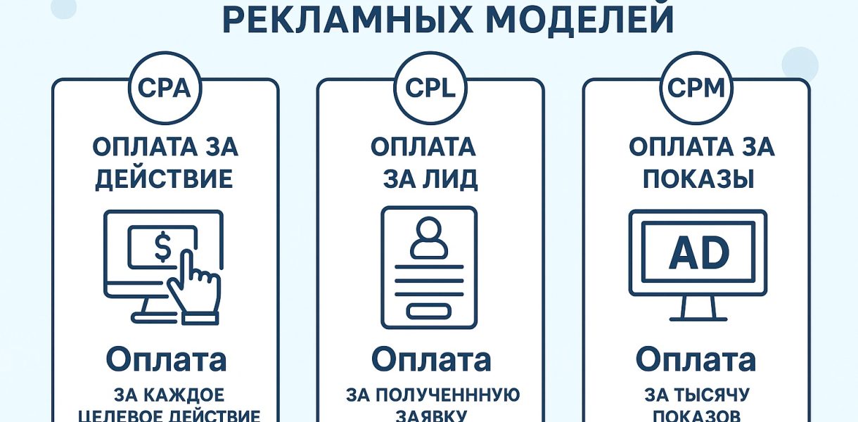 Что такое CPA, CPL, CPM
